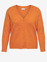ONLY CARMAKOMA Orangefarbene Damen ONLY CARMAKOMA Hazel Strickjacke