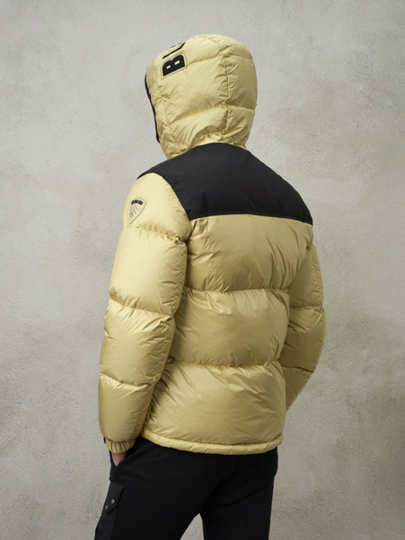 Blauer Beige Herren Daunenjacke Blauer Bernard
