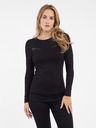 Orsay Schwarzes Damen T-Shirt mit Spitze ORSAY