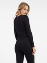 Orsay Schwarzes Damen T-Shirt mit Spitze ORSAY
