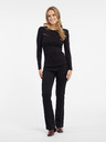 Orsay Schwarzes Damen T-Shirt mit Spitze ORSAY