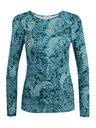 Orsay Türkisfarbenes gemustertes Damen-Top ORSAY