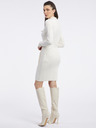 Orsay Cremefarbenes Damen-Pulloverkleid ORSAY