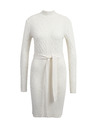 Orsay Cremefarbenes Damen-Pulloverkleid ORSAY