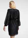 Orsay Schwarzes gemustertes Damenkleid ORSAY