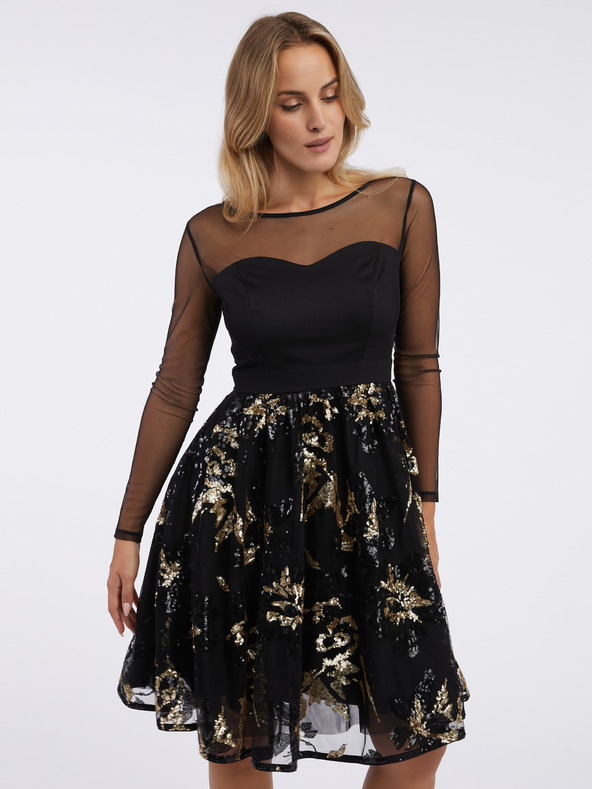 Orsay Schwarzes Paillettenkleid für Damen ORSAY