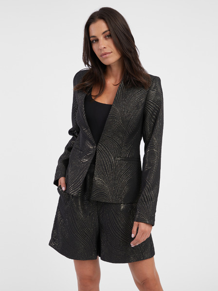 Orsay Schwarze gemusterte Damenjacke ORSAY