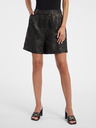 Orsay Schwarze gemusterte Damen-Shorts ORSAY