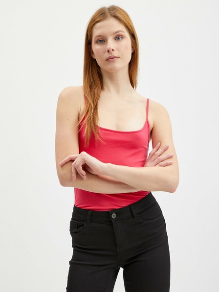 Orsay Dunkelrosa Damen Basic Tank Top ORSAY