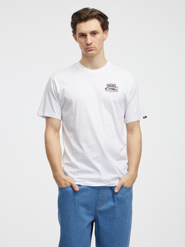 Vans Weißes Herren-T-Shirt VANS Positive Attitude