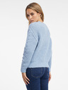 Orsay Hellblauer Damenpullover mit Spitze ORSAY