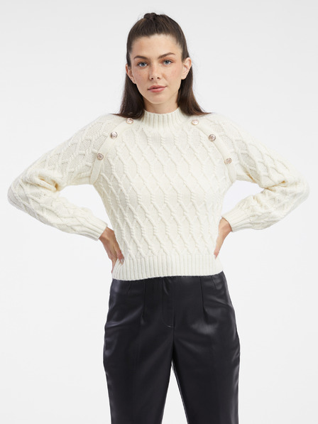 Orsay Cremefarbener Damenpullover ORSAY