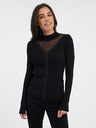 Orsay Schwarzer Damen-Rippenpullover ORSAY