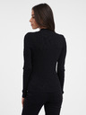 Orsay Schwarzer Damen-Rippenpullover ORSAY