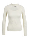 Orsay Cremefarbener leichter Damenpullover mit Spitze ORSAY