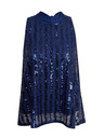 Orsay Dunkelblaue Damenbluse mit Pailletten ORSAY