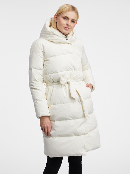 Orsay Cremefarbener  Damen Daunen-Wintersteppmantel ORSAY