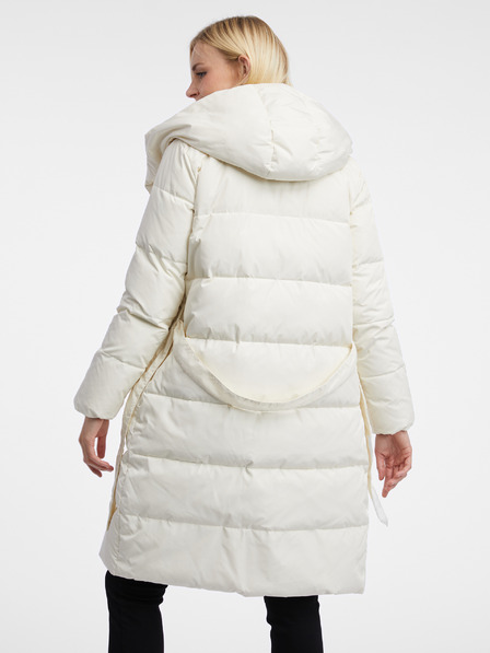 Orsay Cremefarbener  Damen Daunen-Wintersteppmantel ORSAY