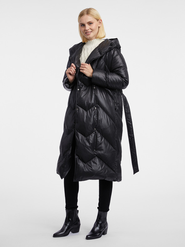 Orsay Schwarzer Damen-Daunenmantel ORSAY