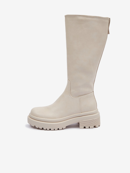Orsay Cremefarbene Damen-Winterstiefel ORSAY