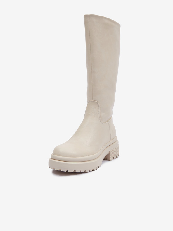 Orsay Cremefarbene Damen-Winterstiefel ORSAY