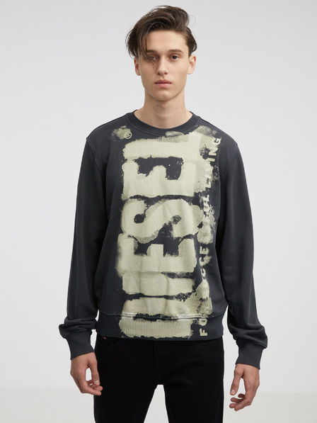 Diesel Diesel Herren Kapuzenpullover schwarz