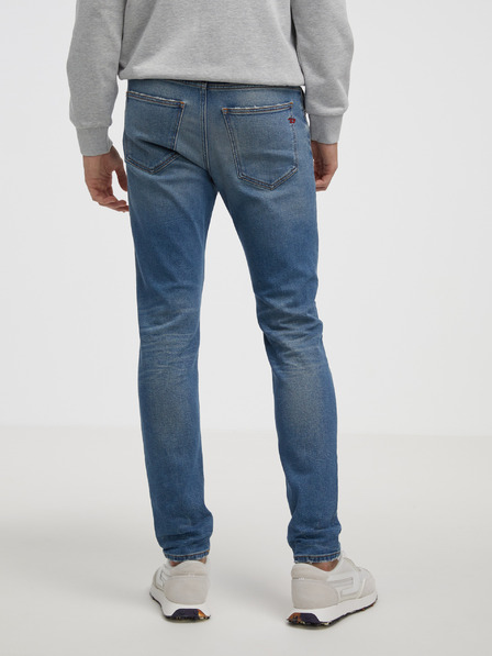 Diesel Blaue Herrenjeans mit schmaler Passform Diesel