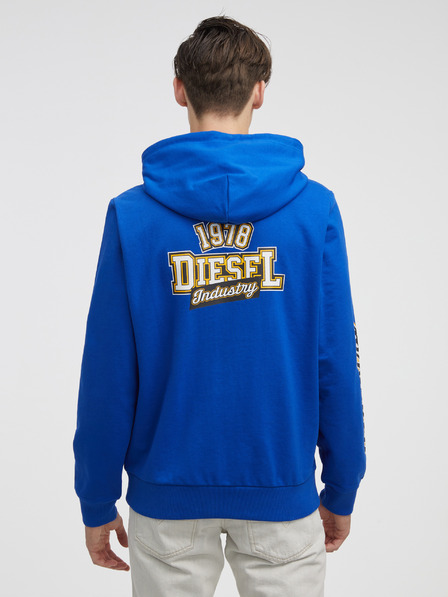 Diesel Blauer Herren-Kapuzenpullover Diesel