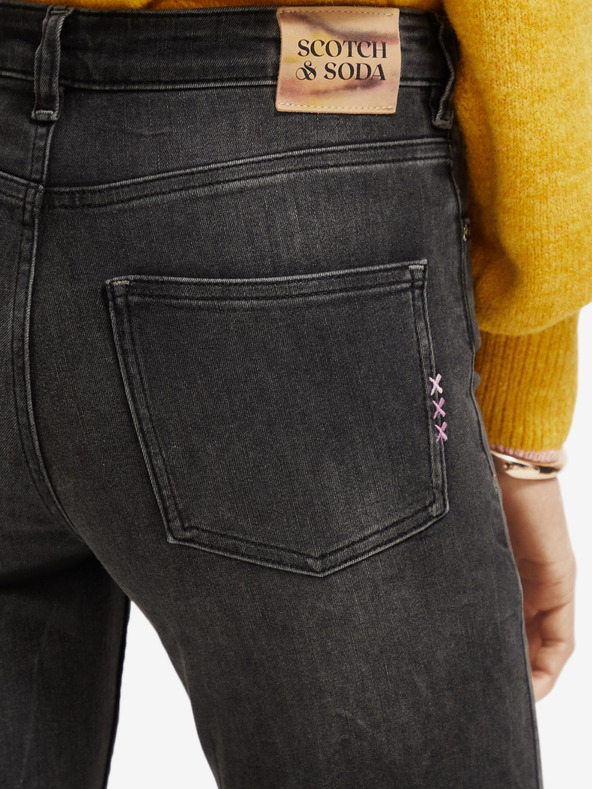 Scotch & Soda Schwarze Damen-Bootcut-Jeans von Scotch & Soda