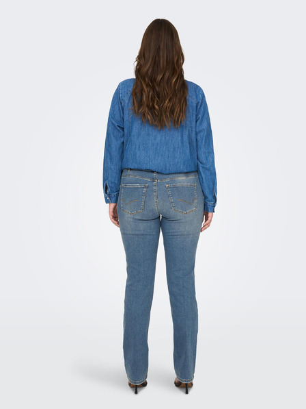 ONLY CARMAKOMA Blaue Straight Fit Jeans für Damen ONLY CARMAKOMA Alicia