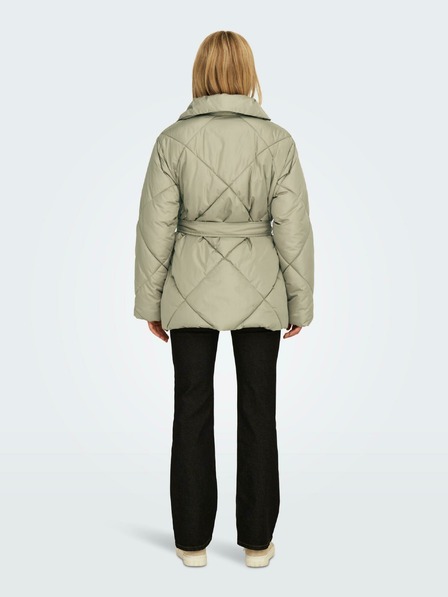 ONLY Khakifarbene Damen-Steppjacke NUR Sussi