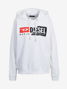 Diesel Weißer Damen-Kapuzenpullover Diesel