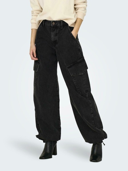 ONLY Schwarze Damen Jeans ONLY Pernille mit Taschen
