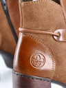 Rieker Braune Damen Lederstiefeletten Rieker