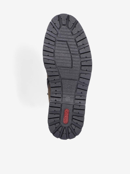 Rieker Khakifarbene Herren-Winterstiefeletten aus Wildleder Rieker