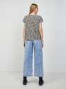 Orsay Beigefarbenes T-Shirt mit Tiermuster ORSAY