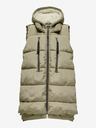 ONLY Khaki Damen-Steppweste ONLY New Nora