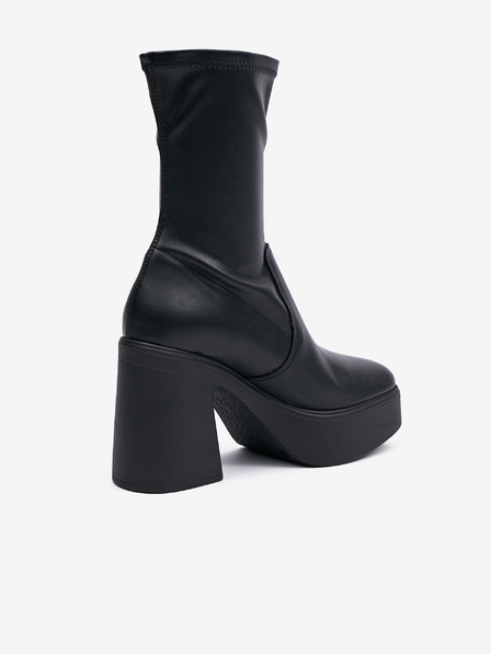Steve Madden Schwarze Damen Steve Madden Niedrige Phoenix Absatzstiefeletten