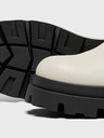 ONLY Cremefarbene niedrige Damenstiefel ONLY Doja