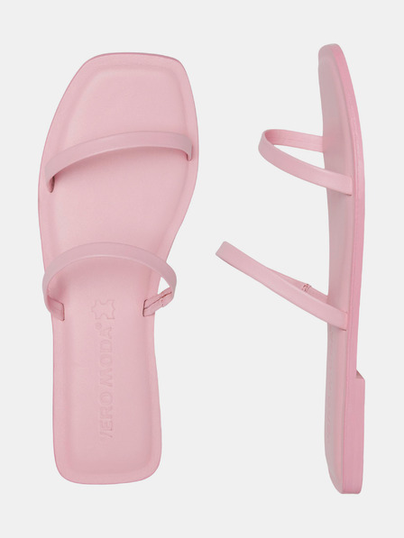 Vero Moda Rosa Lederpantoffeln von VERO MODA Dea