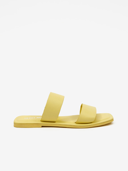 Vero Moda VERO MODA Sun Glow Gelbe Damen Lederslipper