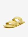 Vero Moda VERO MODA Sun Glow Gelbe Damen Lederslipper