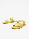Vero Moda VERO MODA Sun Glow Gelbe Damen Lederslipper