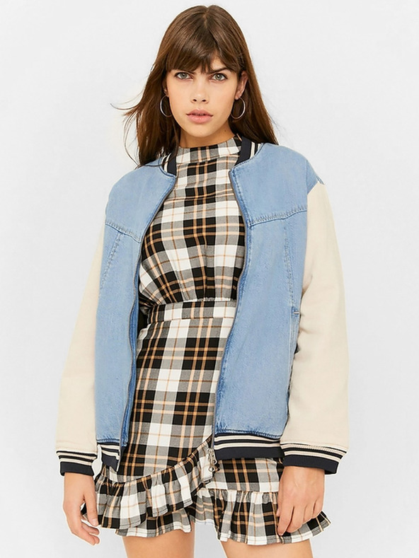 TALLY WEiJL Blauer Denim-Bomber für Frauen TALLY WEiJL