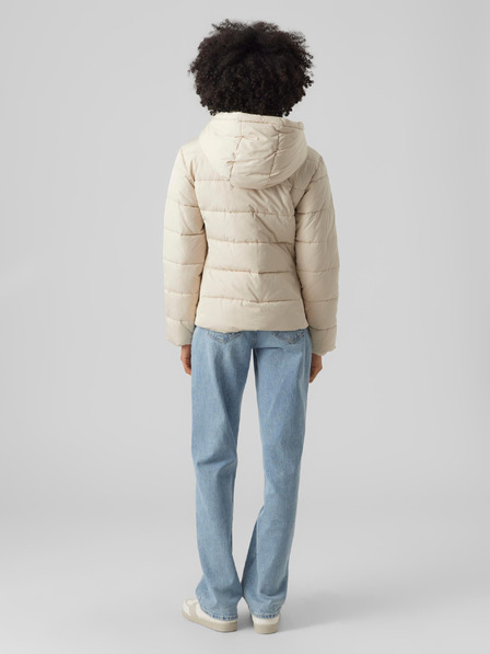 Vero Moda VERO MODA Jessiemie Creme Damen-Winter-Steppmantel