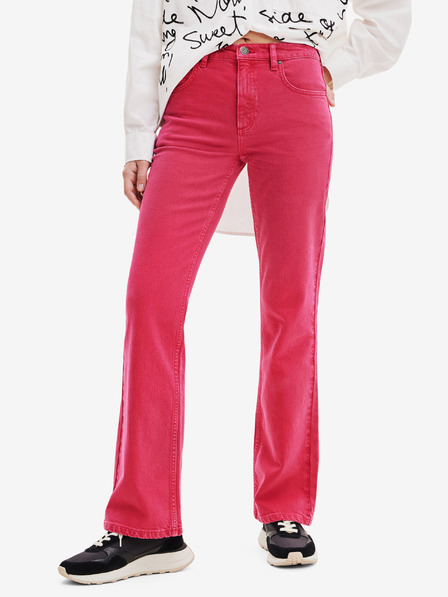 Desigual Pinke Desigual Oslo Bootcut-Jeans für Damen