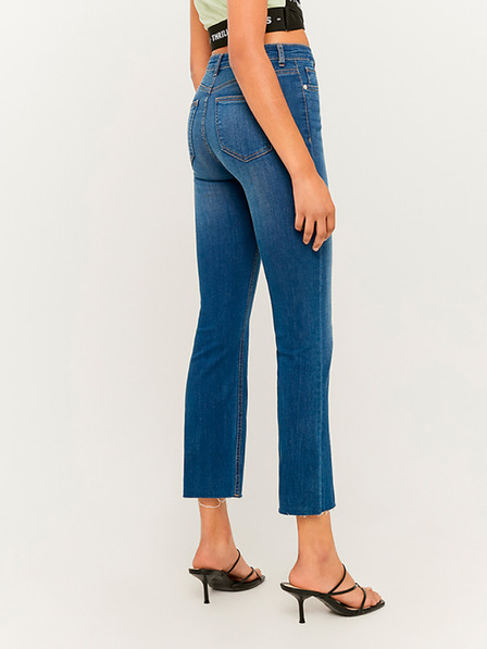 TALLY WEiJL Dunkelblaue Cropped Flared Fit Jeans TALLY WEiJL