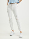 TALLY WEiJL Weiße Slim Fit-Jeans mit Rippeffekt TALLY WEiJL