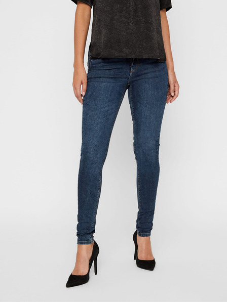 Vero Moda Blaue Slim Fit-Jeans VERO MODA Lux