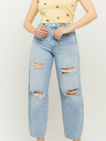 TALLY WEiJL Hellblaue, gerade geschnittene Jeans mit Ripp-Effekt TALLY WEiJL